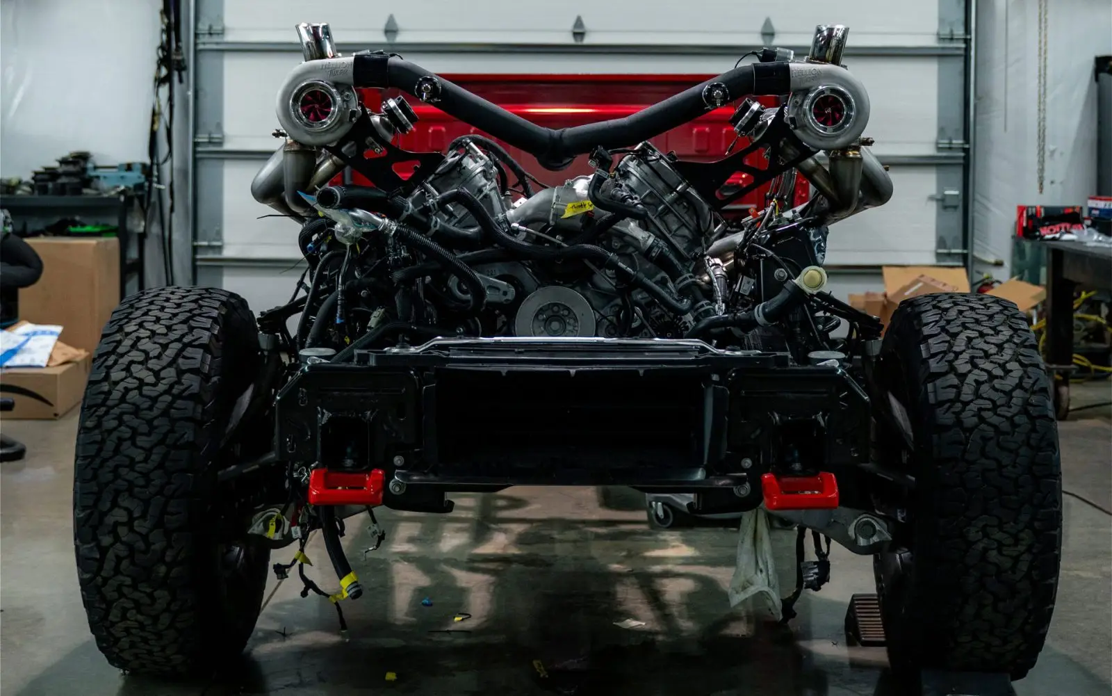 HOT ROD Features Hellion’s 1,700+ HP Capable Twin-Turbo System for the F-150 & Raptor R 1 Hellion Raptor R Turbo Kit