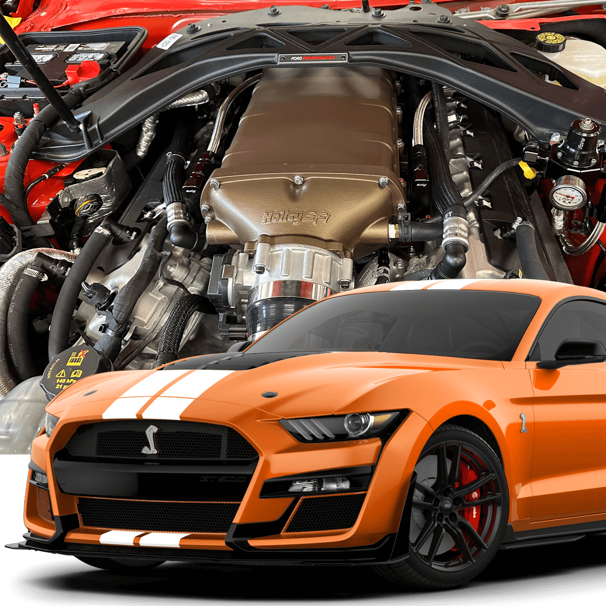 Hellion 2020+ Ford Mustang Shelby GT500 Sleeper Hidden Twin Turbo System - Hell...