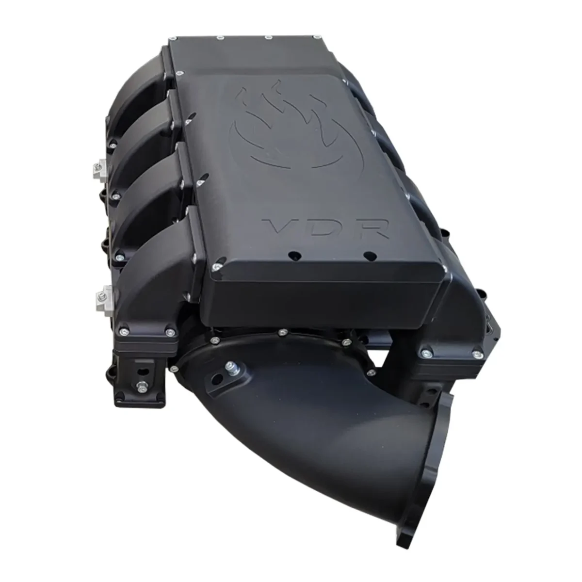 Demon Performance Billet Aluminum Air-to-Water Intake Manifold (Black)